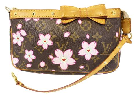 louis vuitton monogram cherry blossom pochette accessories brown|Louis Vuitton x Takashi Murakami Monogram Cherry Blossom Pochette .